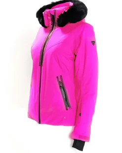 Degré 7 Manteaux|Veste de ski Geod fausse fourrure rose