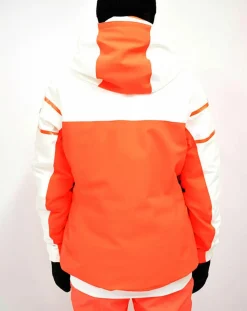 Degré 7 Manteaux|Veste de Ski Loriaz blanc/orange