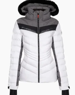 Degré 7 Vestes, Blousons|Veste de ski Revard blanche