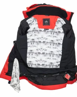 Duvillard Manteaux|Veste de ski Sella rouge