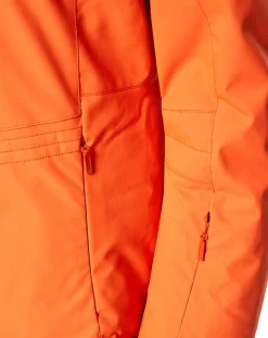 Duvillard Manteaux|Veste de ski Triolet fausse fourrure orange