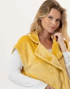 Le Chat Vestes, Blousons|Veste d'intérieur en peluche flanelle Essentiel pollen