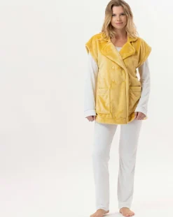 Le Chat Vestes, Blousons|Veste d'intérieur en peluche flanelle Essentiel pollen