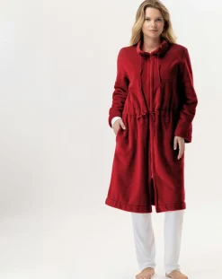 Le Chat Vestes, Blousons|Veste d'intérieur en peluche flanelle Essentiel tomette