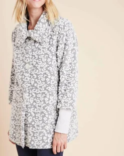 Le Chat Vestes, Blousons|Veste d'intérieur Fauve gris/écru