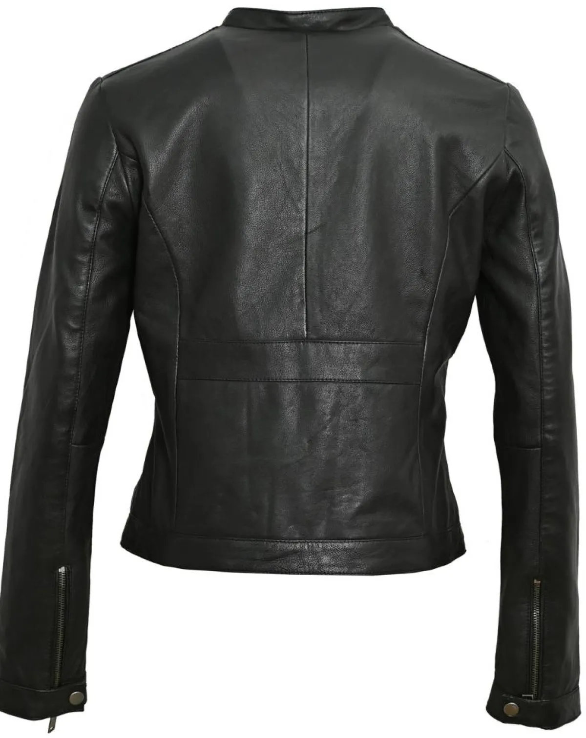 Chyston Vestes, Blousons|Veste en Cuir Aiden noire