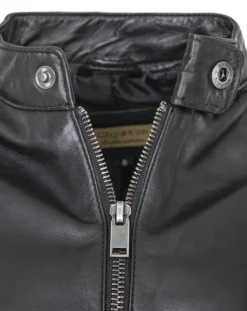 Chyston Vestes, Blousons|Veste en Cuir Candice noire