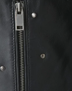 Blue Wellford Vestes, Blousons|Veste en Cuir Chana noire