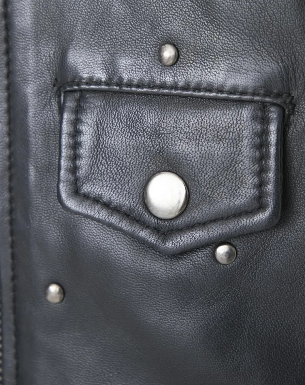 Blue Wellford Vestes, Blousons|Veste en Cuir Chana noire