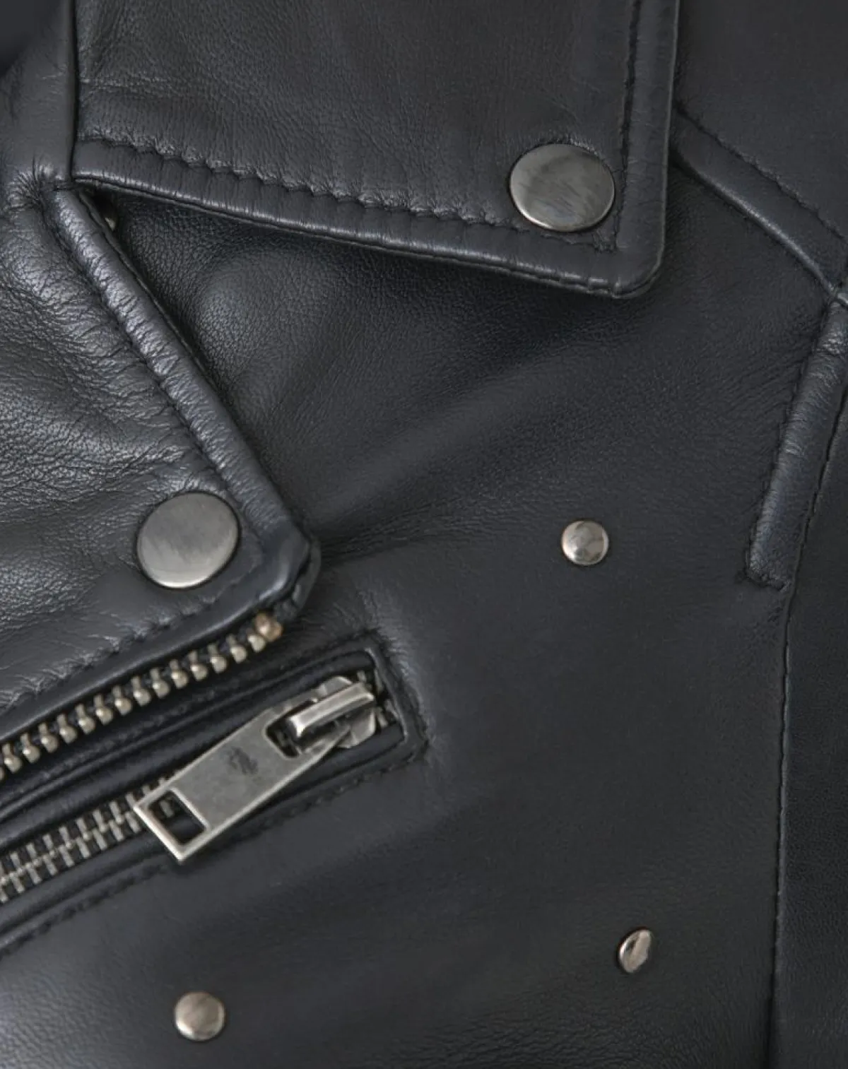 Blue Wellford Vestes, Blousons|Veste en Cuir Chana noire