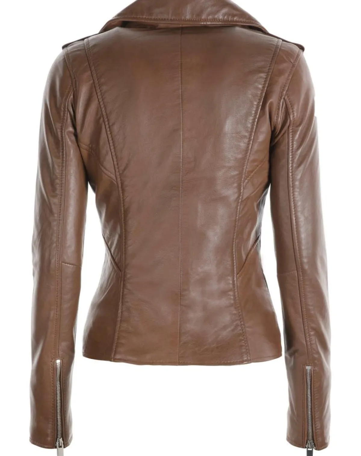 Chyston Vestes, Blousons|Veste en Cuir Hortence cognac