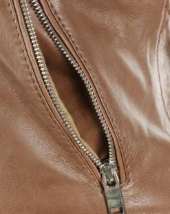 Chyston Vestes, Blousons|Veste en Cuir Hortence cognac