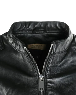 Chyston Vestes, Blousons|Veste en Cuir Lena noire