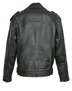 Blue Wellford Vestes, Blousons|Veste en Cuir Oversize Carolane noir ruboff