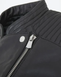 Chyston Vestes, Blousons|Veste en Cuir Rosalie noire