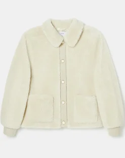 Zapa Vestes, Blousons|Veste en Fausse Fourrure Balian écrue