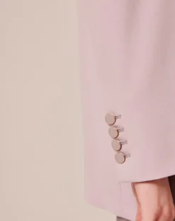 Tara Jarmon Vestes, Blousons|Veste en Laine froide mélangée parme