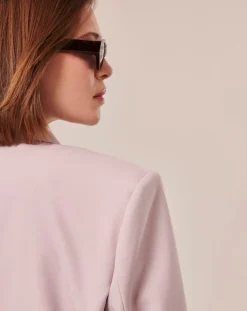 Tara Jarmon Vestes, Blousons|Veste en Laine froide mélangée parme