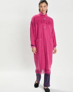 Le Chat Lingerie, Nuit|Veste en Laine mélangée Foehn pivoine