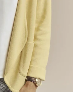 Devernois Vestes, Blousons|Veste en Laine mélangée Vague jaune mimosa