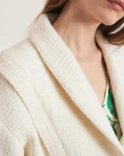 La Petite Francaise Vestes, Blousons|Veste en Laine mélangée Valentin écrue