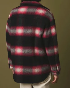 Hartford Vestes, Blousons|Veste en Laine mélangée Vara fushia/noir