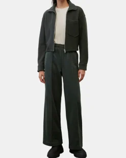 Marc O'Polo Vestes, Blousons|Veste en Laine mélangée vert foncé