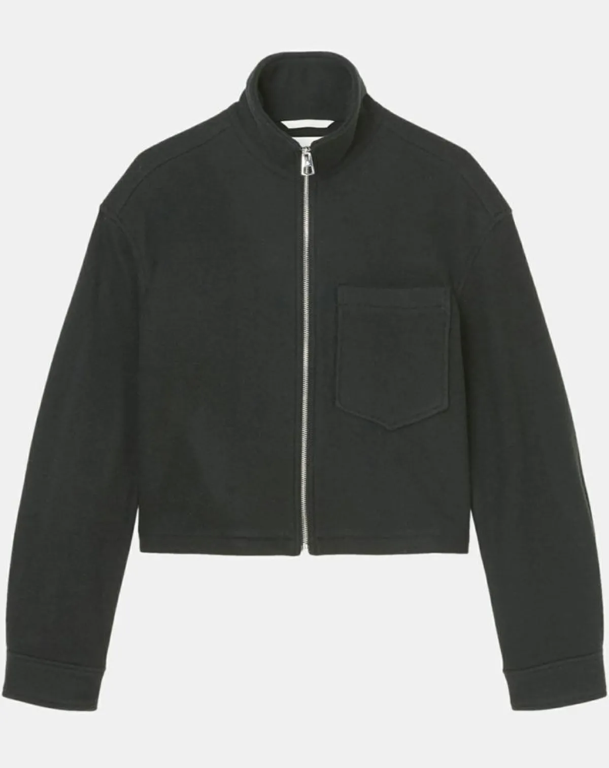 Marc O'Polo Vestes, Blousons|Veste en Laine mélangée vert foncé