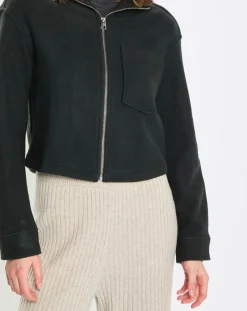 Marc O'Polo Vestes, Blousons|Veste en Laine mélangée vert foncé