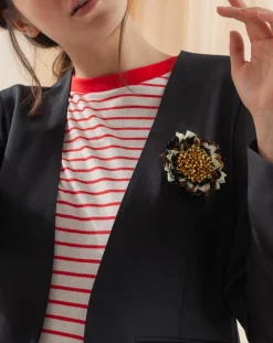 Chloé Stora Vestes, Blousons|Veste en Laine mélangée Vezuve bleu marine