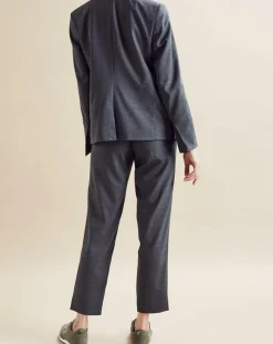 Chloé Stora Vestes, Blousons|Veste en Laine mélangée Vezuve gris