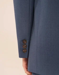 Tara Jarmon Vestes, Blousons|Veste en Laine mélangée Viggo bleue