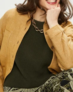 Harris Wilson Vestes, Blousons|Veste en Lin & Coton Curtis muscade