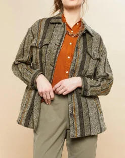 Hartford Vestes, Blousons|Veste en Lin & Coton Voltige beige/noir