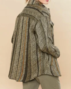 Hartford Vestes, Blousons|Veste en Lin & Coton Voltige beige/noir