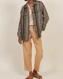 Hartford Vestes, Blousons|Veste en Lin & Coton Voltige beige/noir