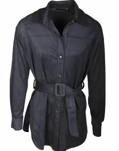 Lauren Vidal Vestes, Blousons|Veste en Suédine Lou indigo