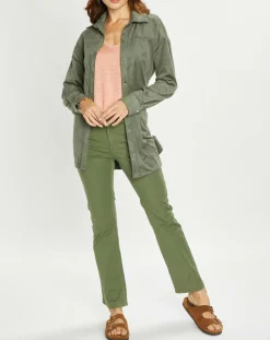 Lauren Vidal Vestes, Blousons|Veste en Suédine Lou kaki