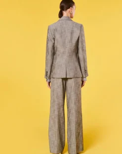 Tara Jarmon Vestes, Blousons|Veste en tissu flammé grise