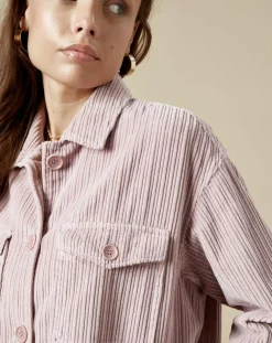 Hartford Vestes, Blousons|Veste en Velours côtelé Vara rosewood