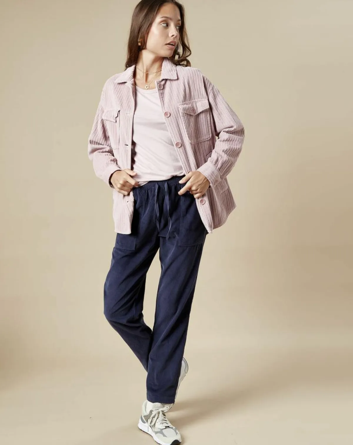 Hartford Vestes, Blousons|Veste en Velours côtelé Vara rosewood