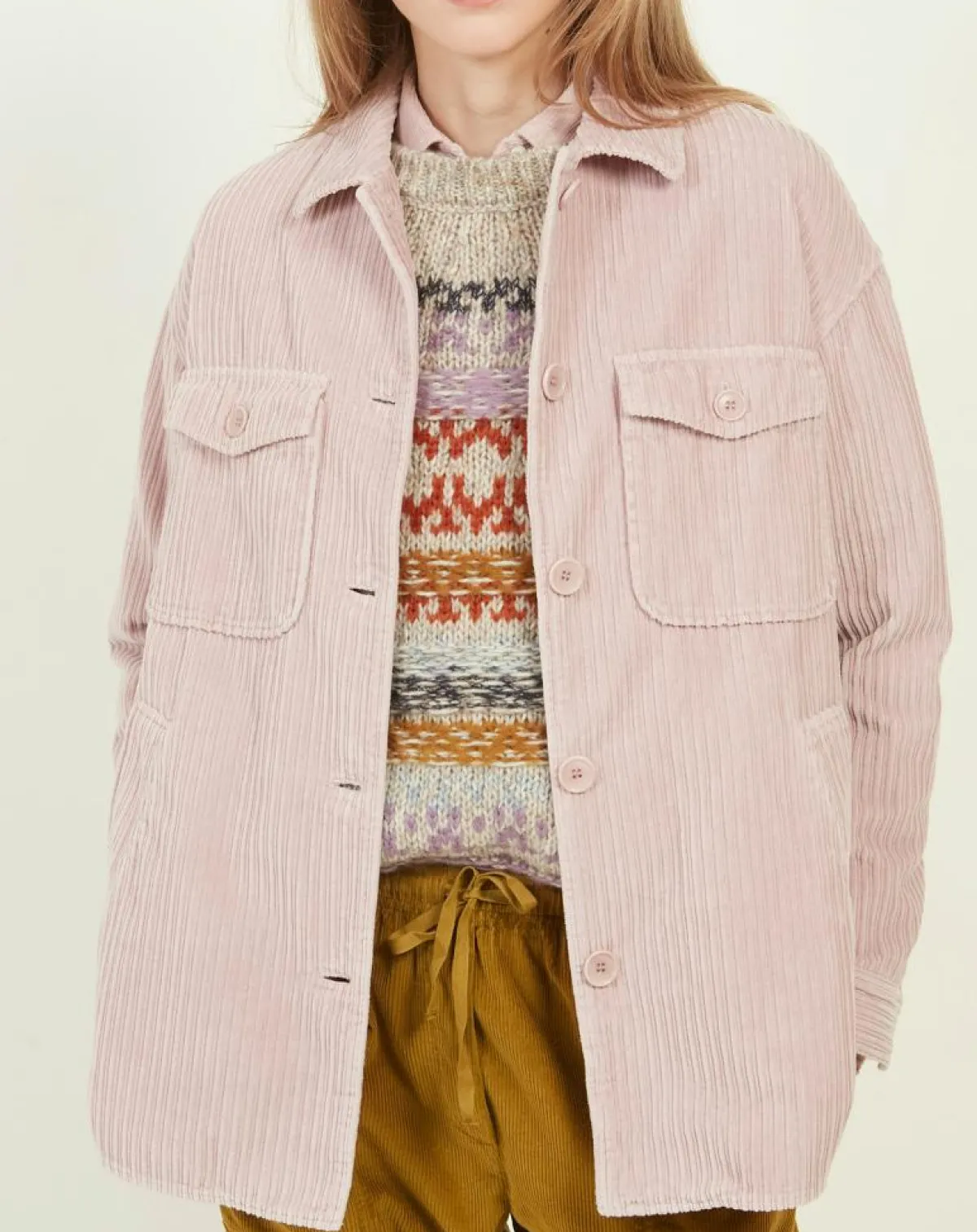 Hartford Vestes, Blousons|Veste en Velours côtelé Vara rosewood