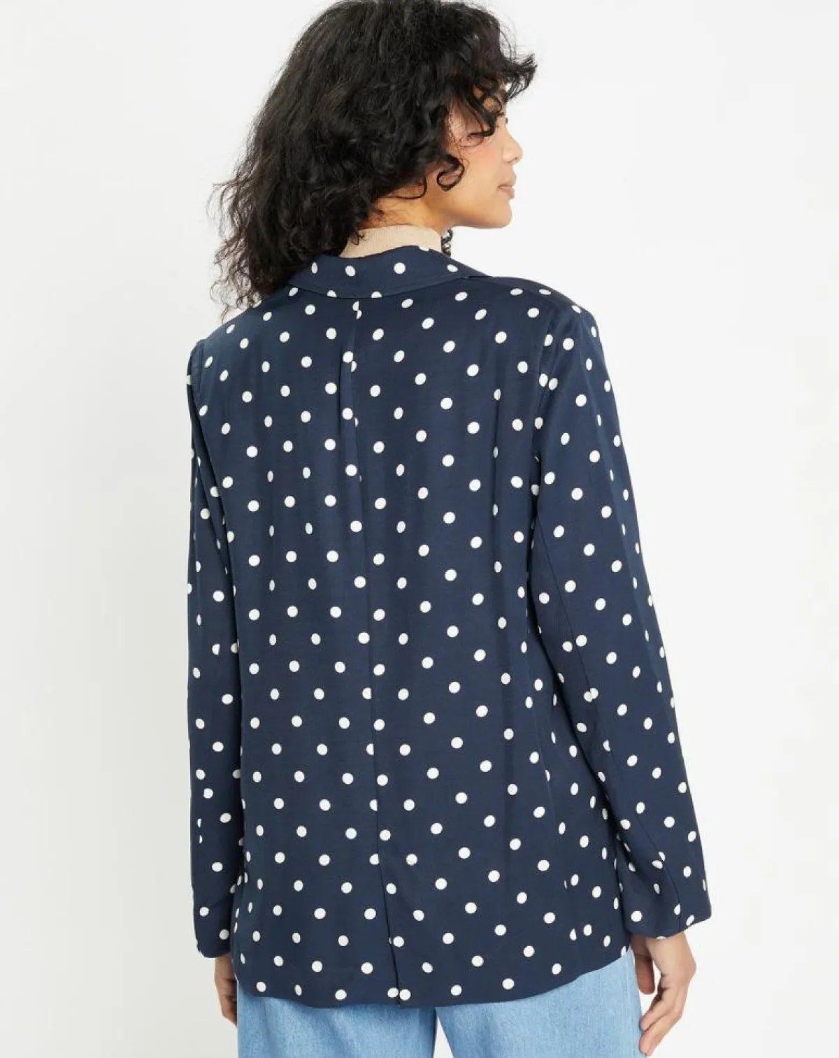 Jodhpur Vestes, Blousons|Veste fluide bloom bleue/blanc