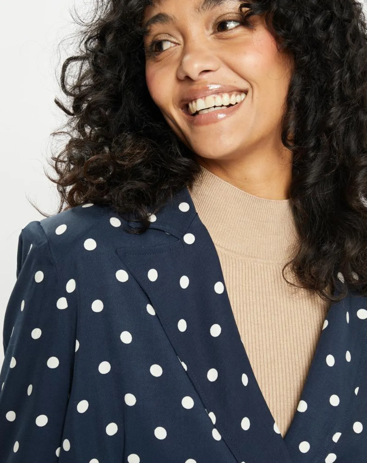 Jodhpur Vestes, Blousons|Veste fluide bloom bleue/blanc