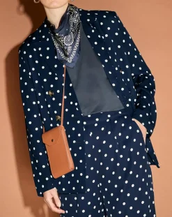 Jodhpur Vestes, Blousons|Veste fluide bloom bleue/blanc