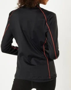 Odlo Vestes, Blousons|Veste intermédiaire technique Allalin noir/rose/blanc