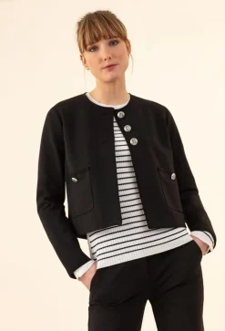 Bleu Blanc Rouge Vestes, Blousons|Veste Joe noir