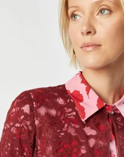 MaxMara Vestes, Blousons|Veste Lecco bordeaux