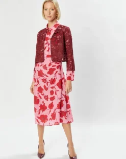 MaxMara Vestes, Blousons|Veste Lecco bordeaux