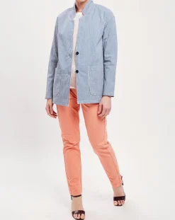 Harris Wilson Vestes, Blousons|Veste Loanie rayée azur